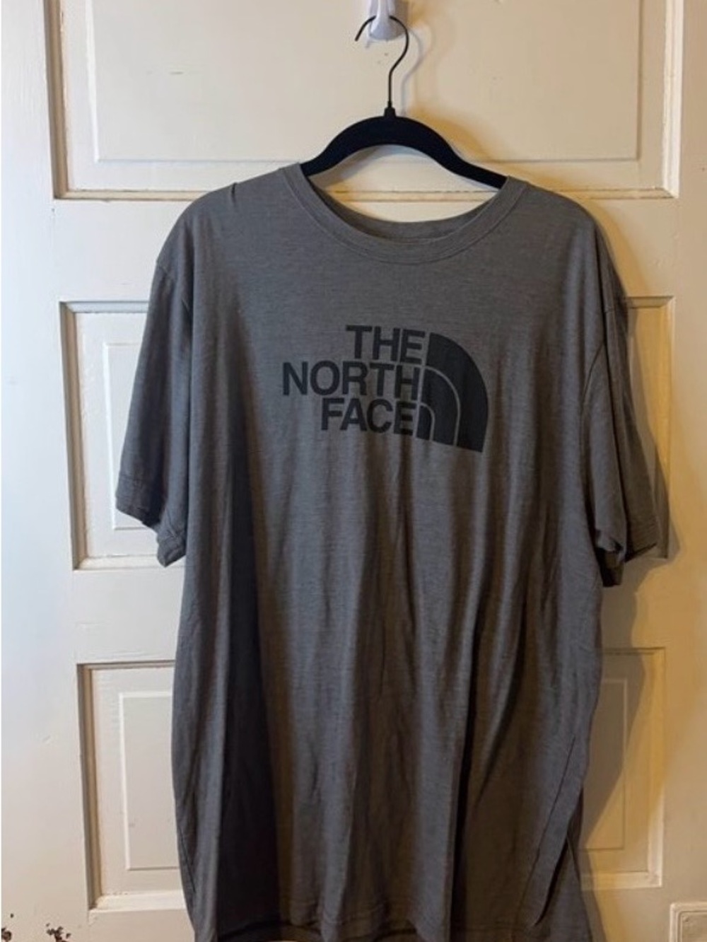 The North Face Men's Charcoal Logo Short Sleeve Tee